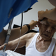 Back Min-joon, 92, attends a health check-up in Seoul before meeting his family in North Korea.